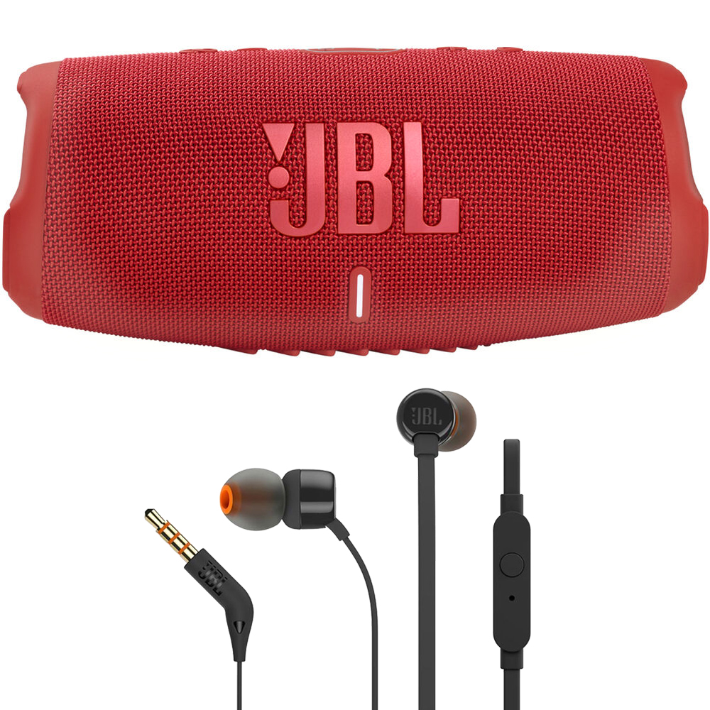 JBL Charge 5 Red Bluetoothスピーカー JBL Charge 5 | モバイルバッテリー機能付きポータブル防水