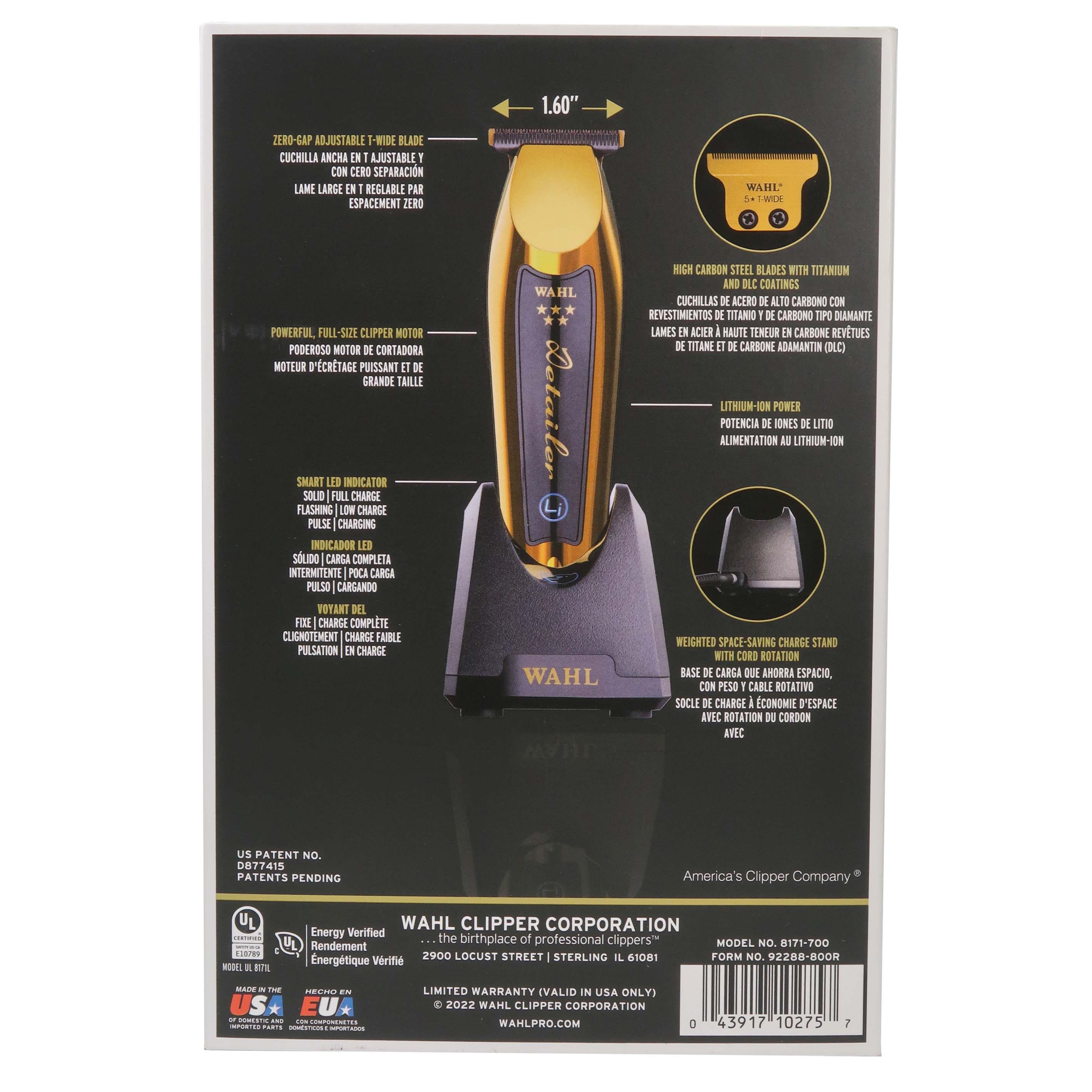 Wahl 5 Star Gold Detailer Cordless Li Trimmer #8171-700 | eBay Wahl 5 Star Gold Detailer Cordless Li Trimmer #8171-700 | eBay