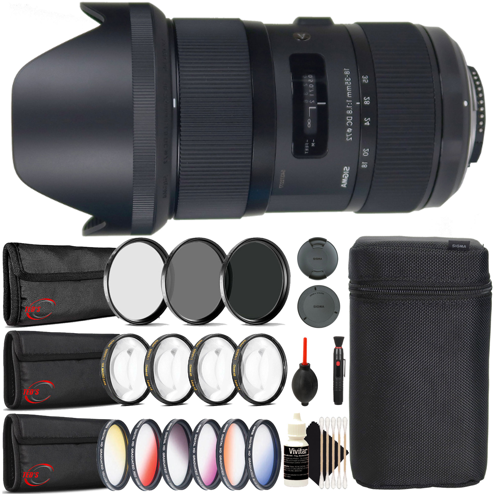 Amazon.com : Sigma 18-35mm F1.8 Art DC HSM Lens for Canon