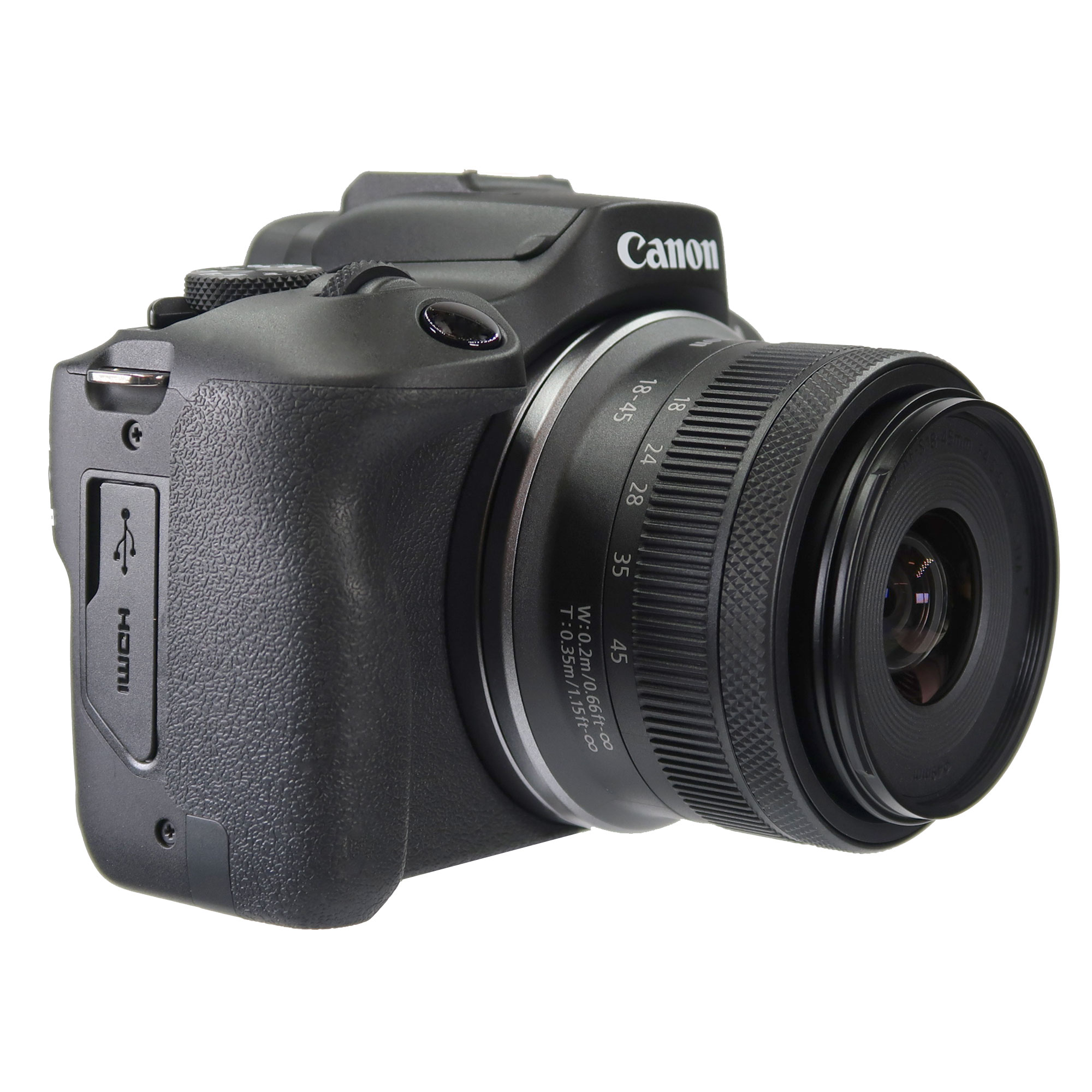 Canon EOS R100 Mirrorless Camera with 18-45mm Lens - Black | eBay