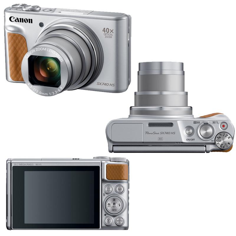 Canon PowerShot SX740 HS Digital Camera Silver + 62
