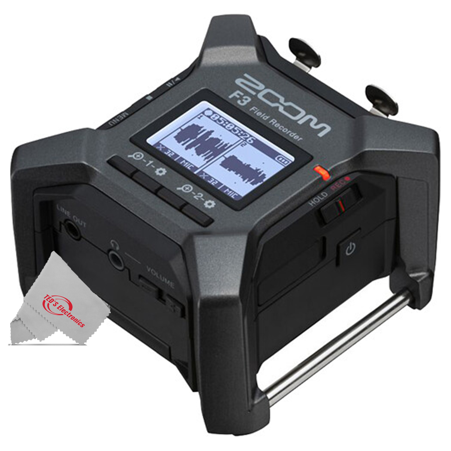 Zoom F3 2-In / 2-Track Portable Field Recorder +Zoom BTA-1