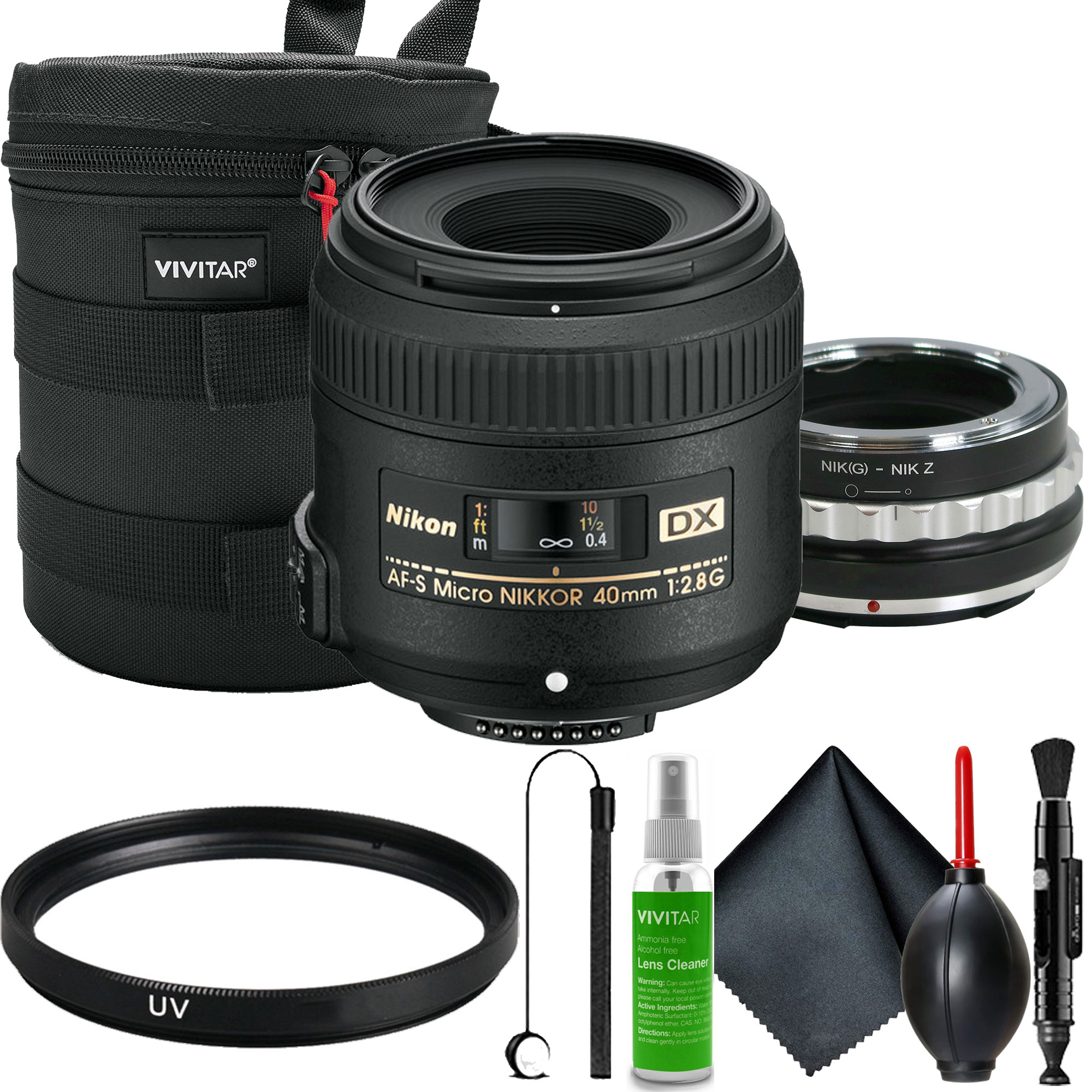 Nikon AF-S DX 40mm f/2.8G Lens Kit + Adapter for Nikon Z Z6