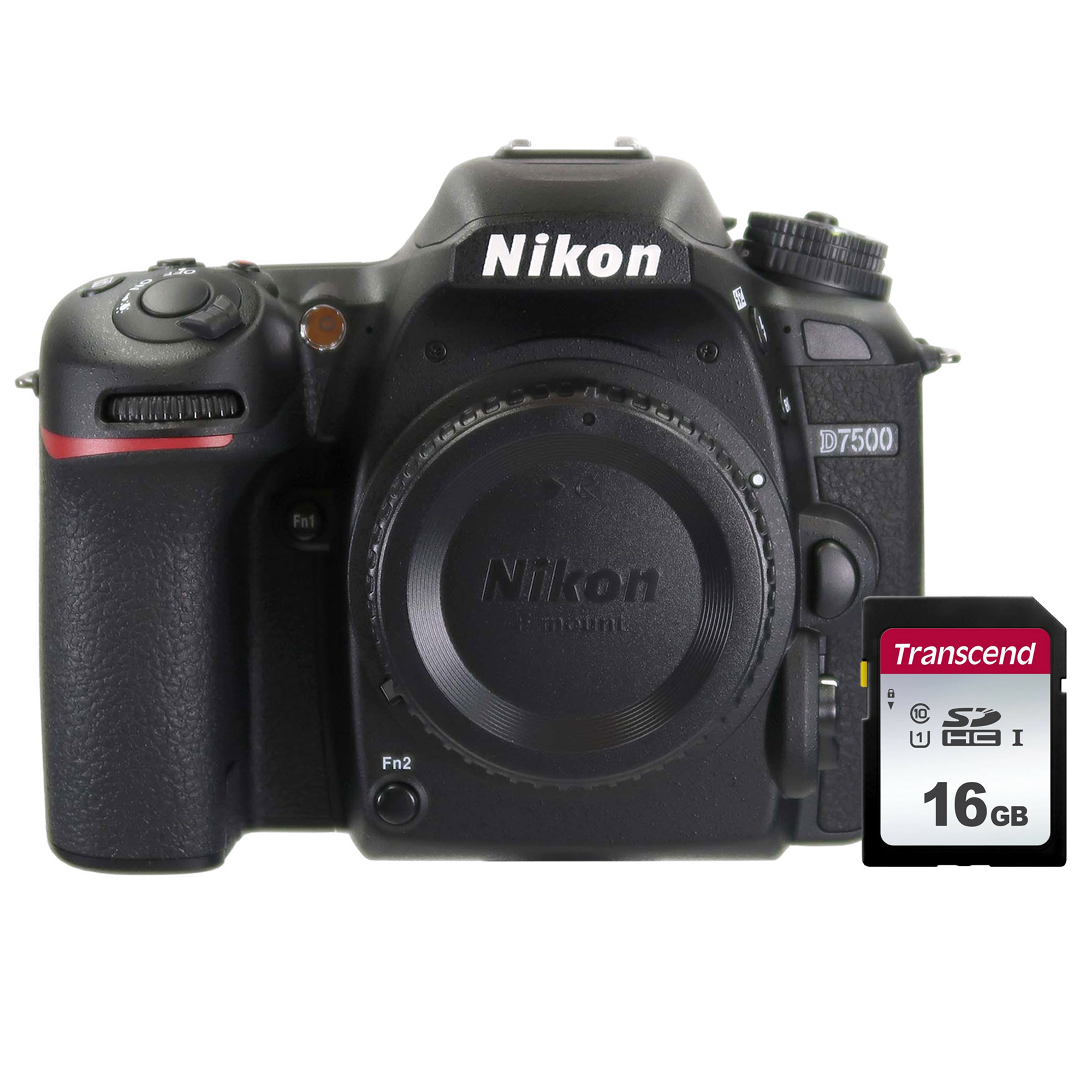 Nikon D7500 DSLR Camera (Body) with 16GB SDHC Memory Card
