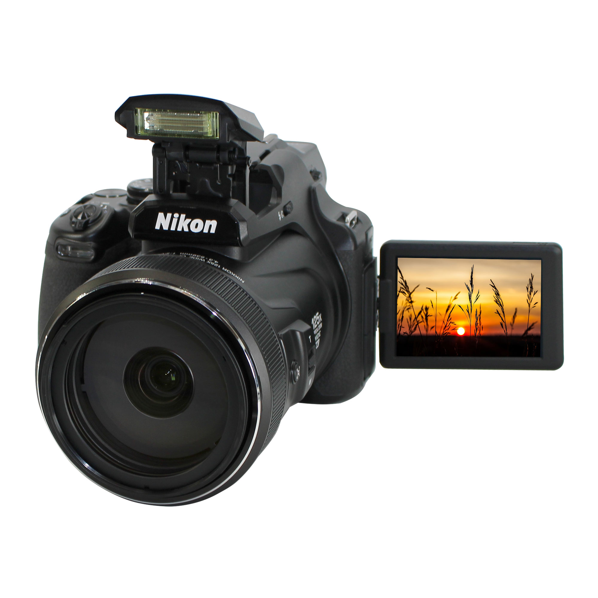 Nikon COOLPIX P1100 16MP Digital Camera (Black) All Inclusive
