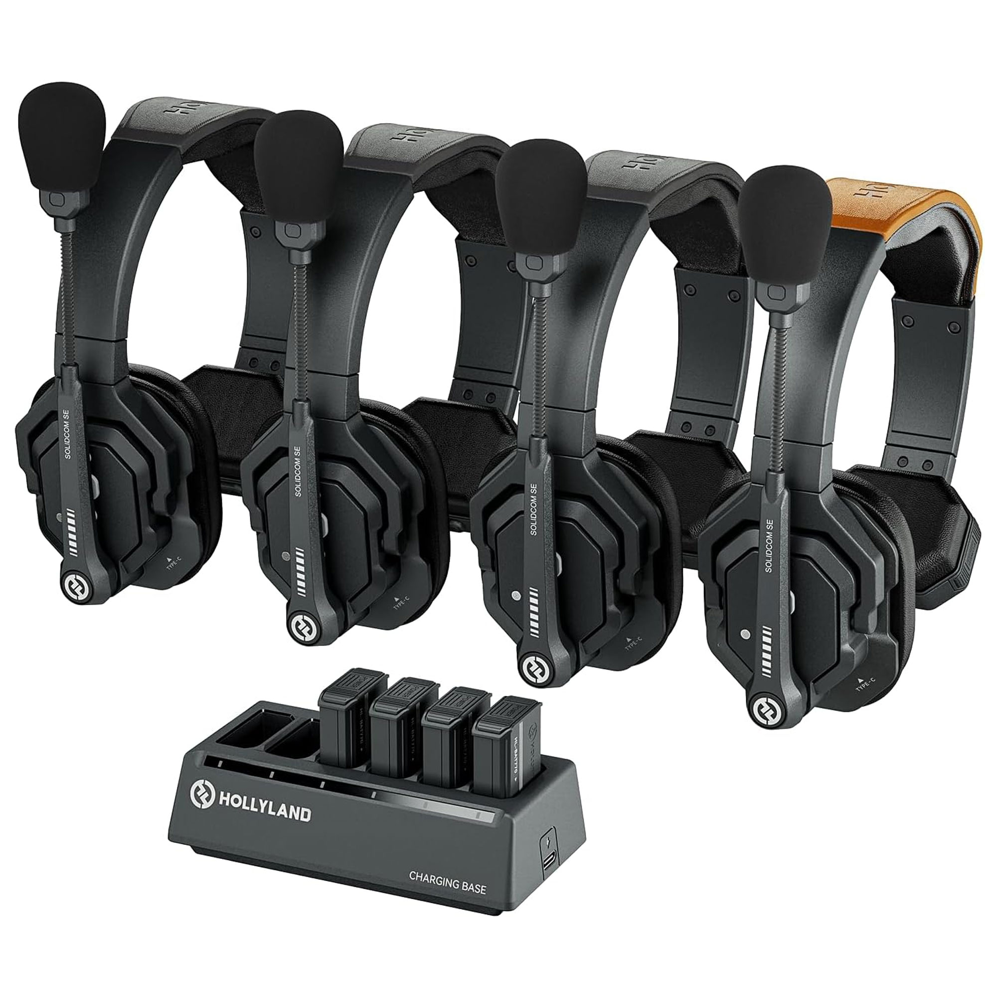 新品Hollyland Solidcom SEPro 4S 1.9 GHz Hollyland Solidcom SE Global 4S 4-Person Single-Ear Wireless