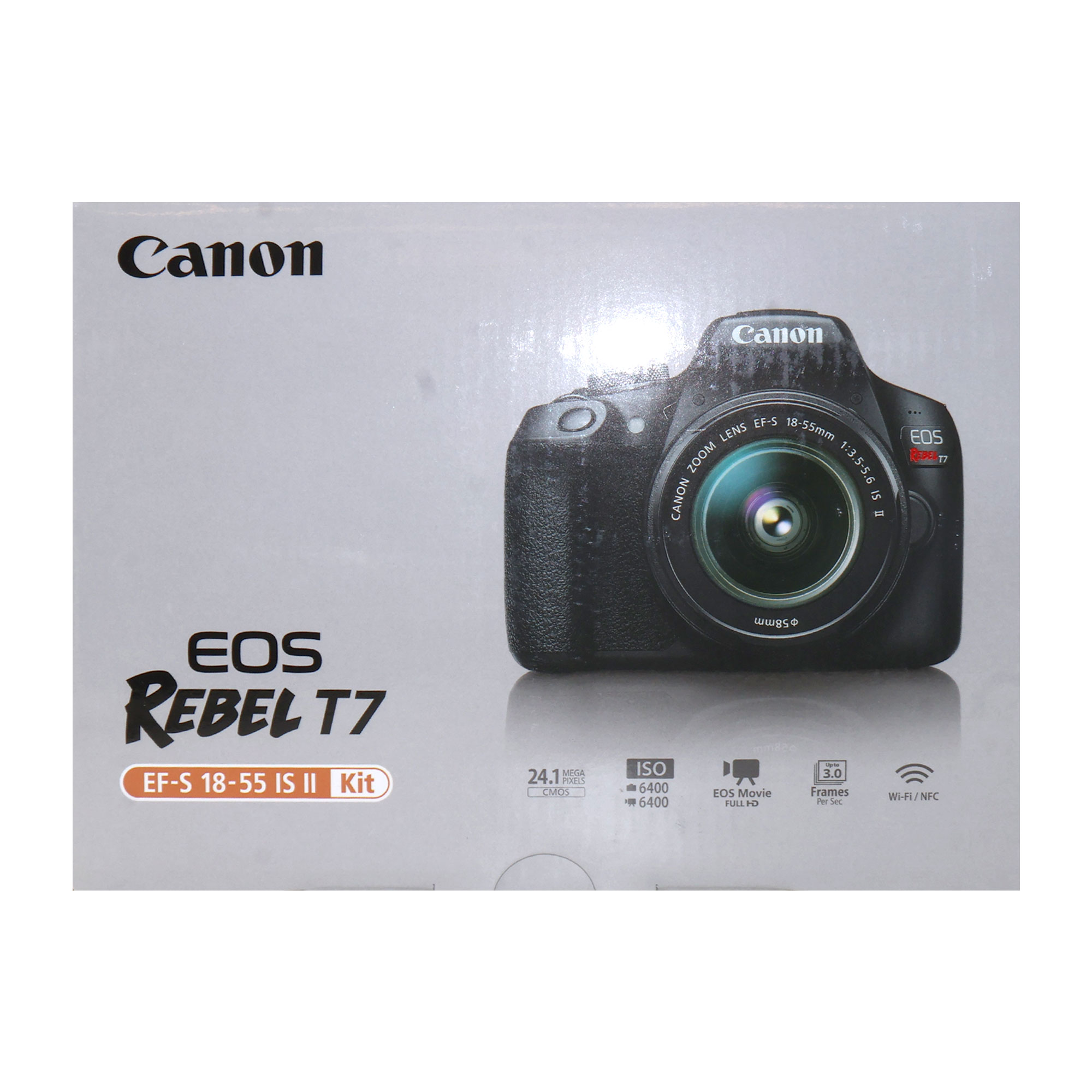 Canon EOS Rebel T7 24.1MP Digital SLR Camera with EF-S 18-55 IS II Canon EOS Rebel T7 24.1MP Digital SLR Camera with EF-S 18-55 IS II