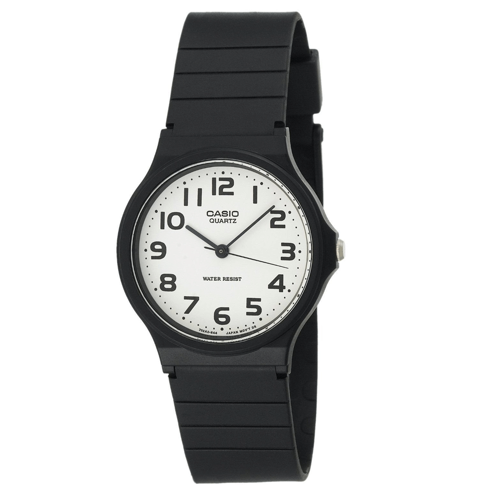 black resin watch
