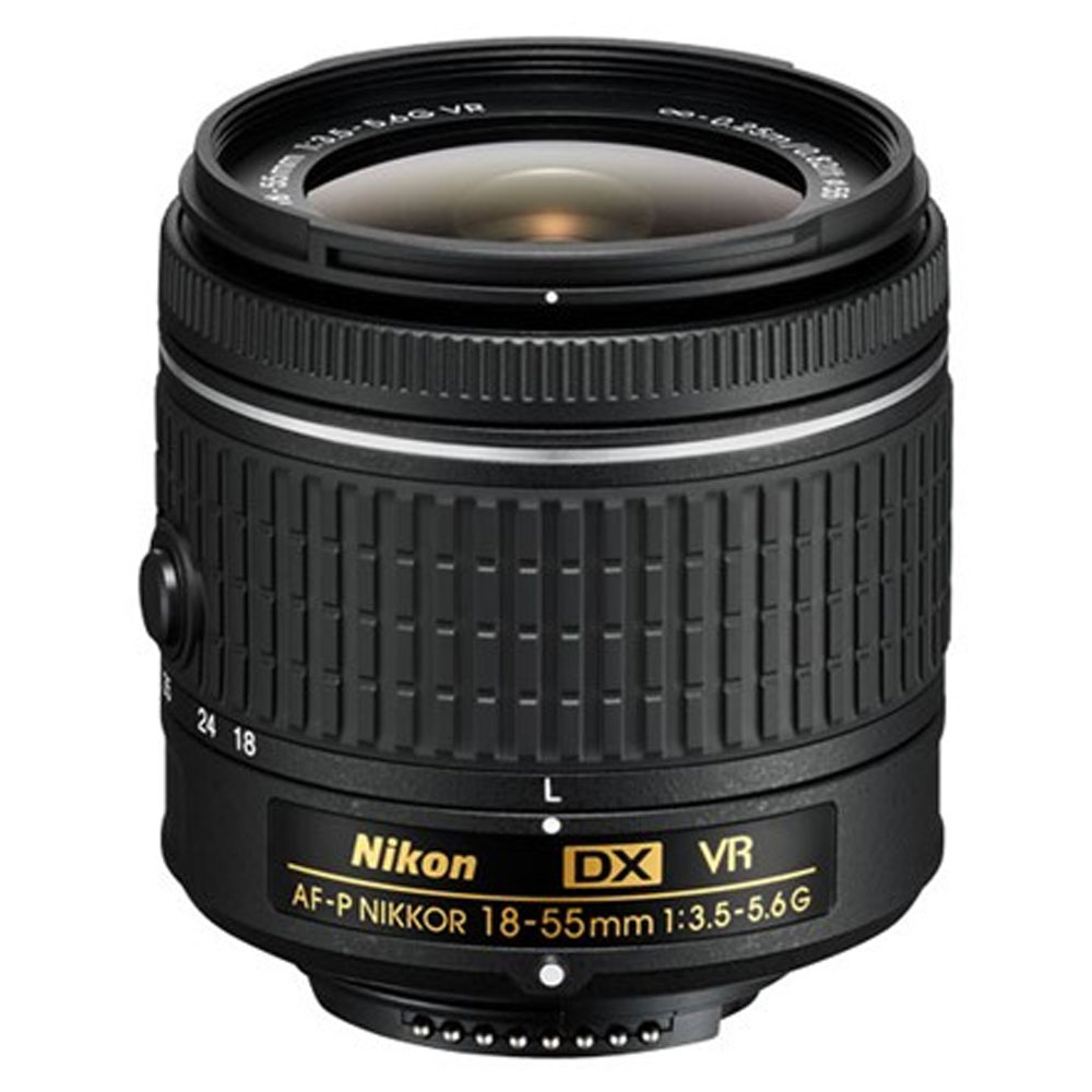 Nikon Af P Dx Nikkor 18 55mm F 3 5 5 6g Vr Lens With Lens Cap Cap Holders Ebay