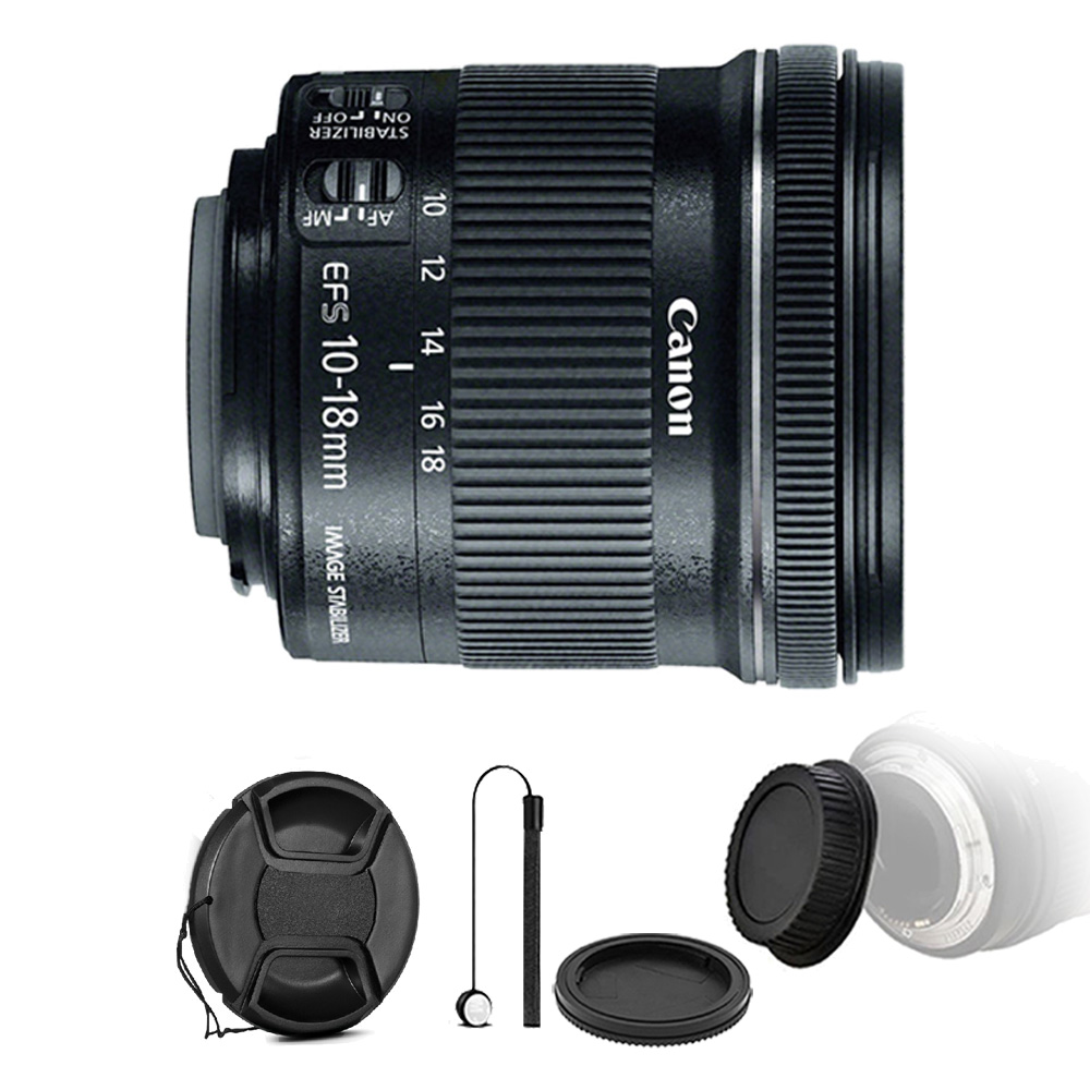 Canon Ef S 10 18mm F 4 5 5 6 Is Stm Lens For Canon Eos Rebel T6 T6i T6s 77d Ebay