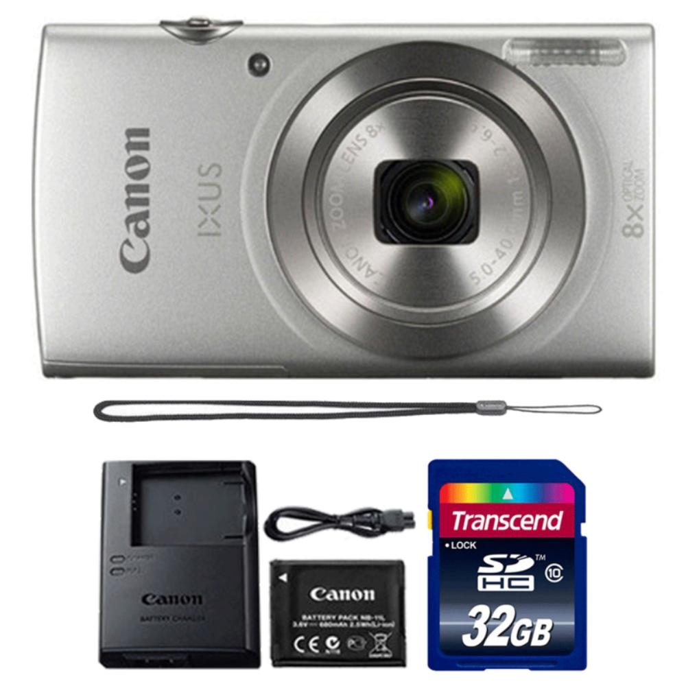 CNNIXUS185S8US Canon Ixus 185 / Elph 180 20MP Digital Camera