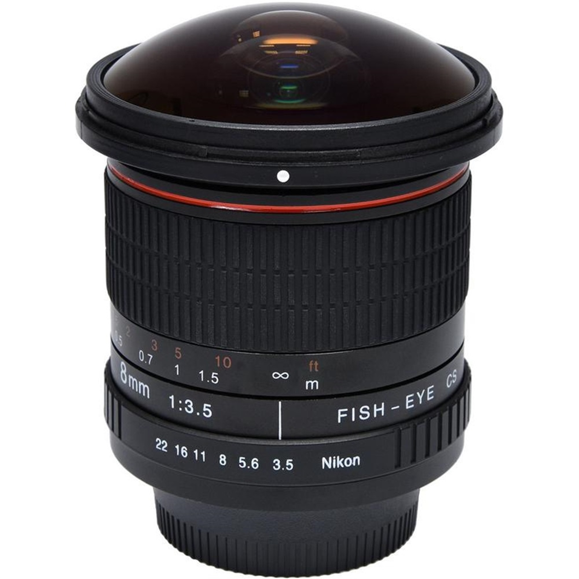 8mm UltraWide f/3.5 Fisheye Lens for Nikon D3400 D3500 D5500 D5600