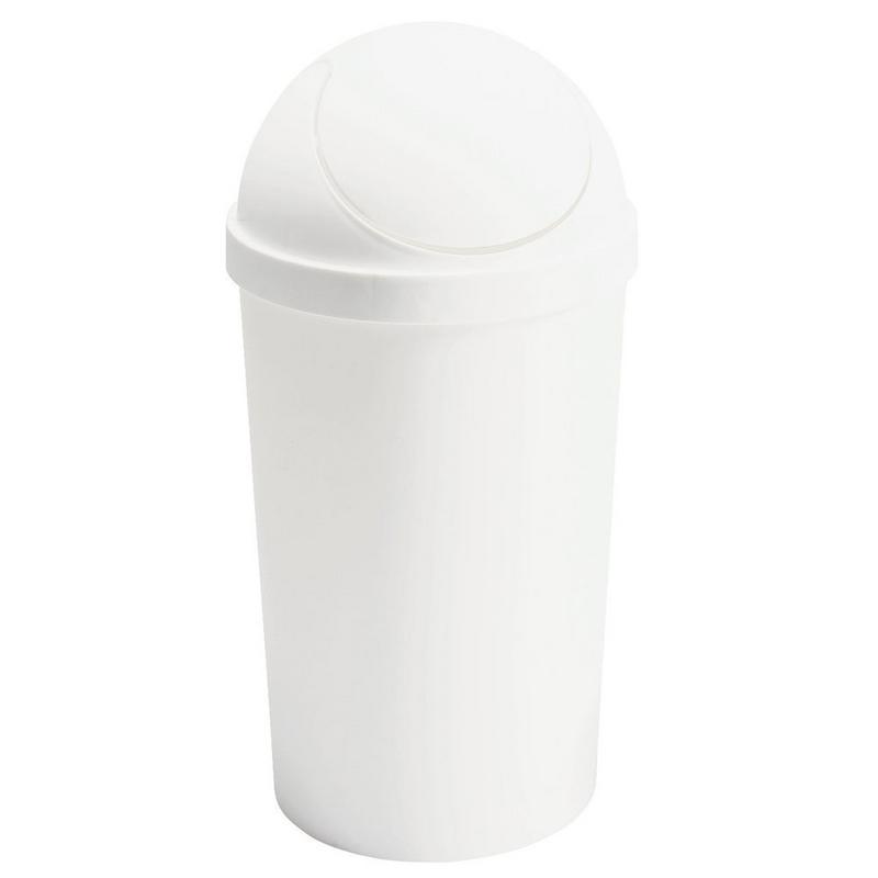 Sterilite White 12 Qt SwingTop Wastebasket 8 Pack eBay