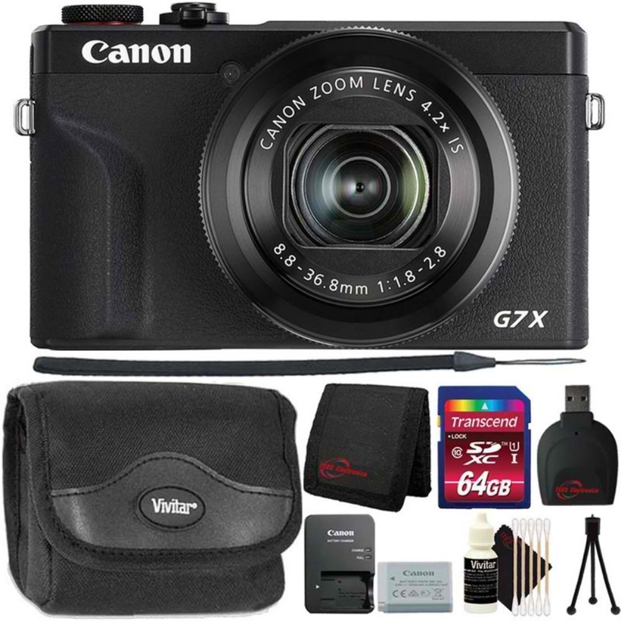 Canon PowerShot G7 X Mark III Digital Camera Black Ultimate Accessory