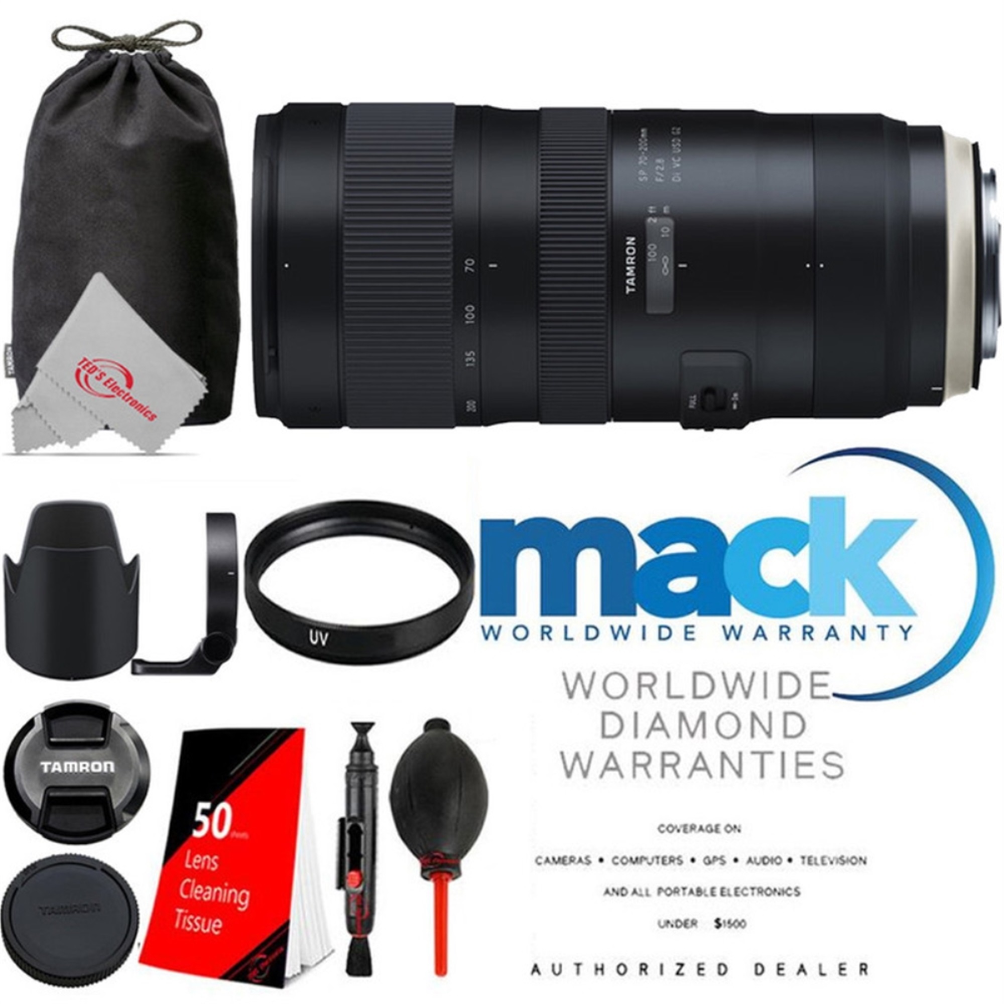 Tamron Sp 70 0mm F 2 8 Di Vc Usd G2 Lens For Canon Ef Camera Top Accessory Kit Ebay
