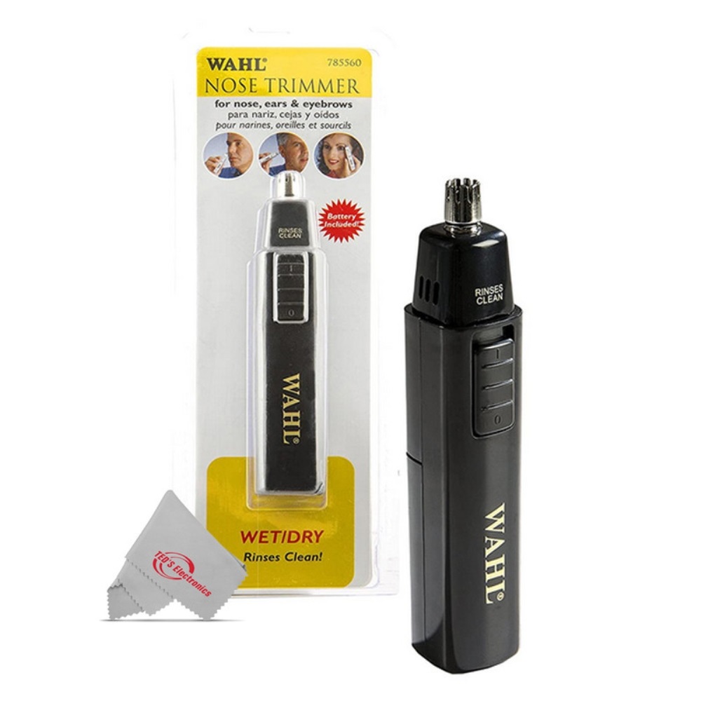 Wahl Professional Nose Trimmer Wet Dry Cordless Stainless Steel Blade