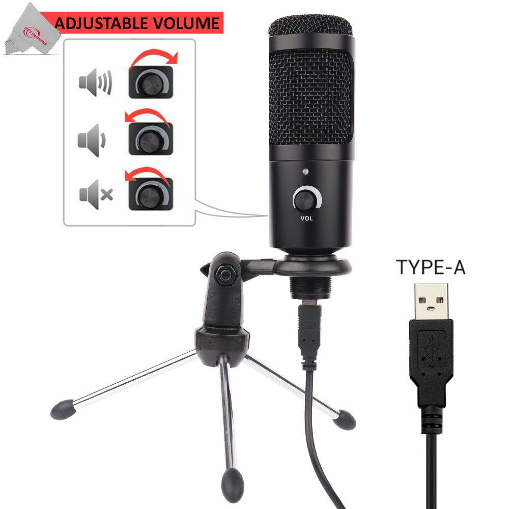 Vivitar Cardioid Condenser Recording USB Microphone for Podcasting ...