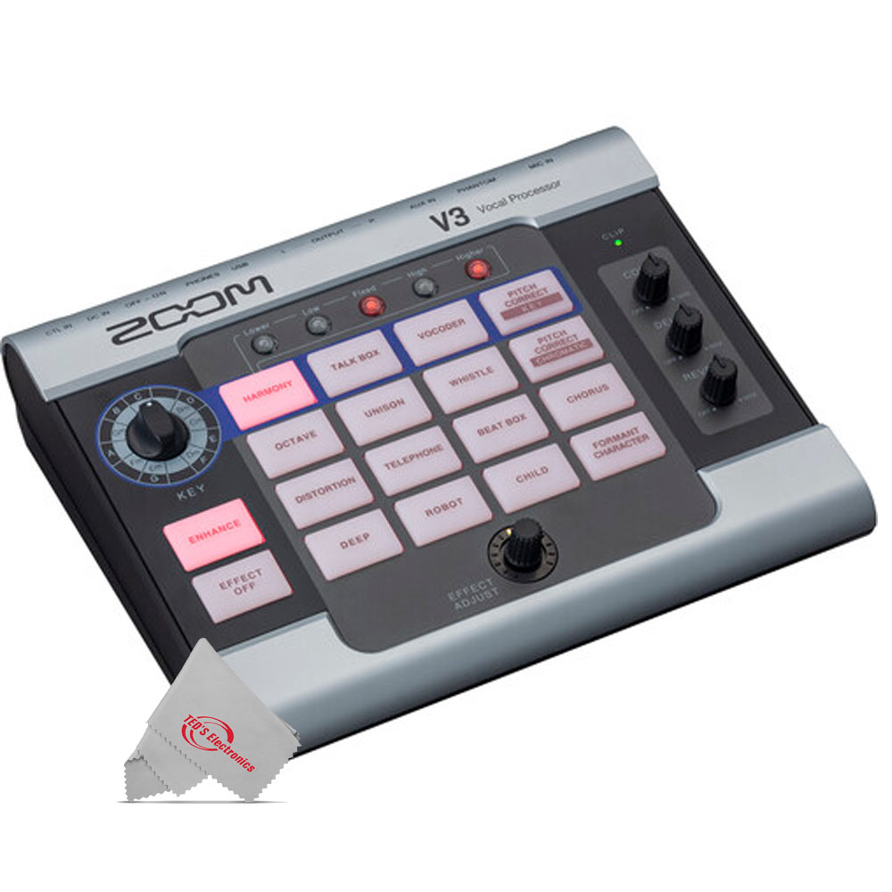 ★★★ZOOM 　V3 Vocal Processor Amazon.com: Zoom V3 Vocal Processor, Vocal Effects Pedal, 3-Part