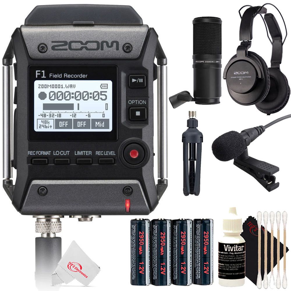 ②　ZOOM F1 ハンディレコーダー Zoom F1-LP 2-Input / 2-Track Portable Multitrack Recorder +